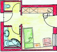 STOCK  - Habitación sencilla Penken