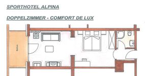 Alpina - Double Room Comfort Deluxe, 38m²