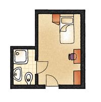 Schachen - Single room