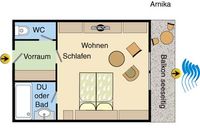 Hotel Sonne - Double room "Arnika"