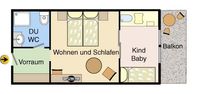 Sonnelino - Bambino apartment "Sonnentau"