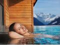 Thermen - Skypool im 5. Stock - 33 Grad - Grandiose Aussicht auf die Zillertaler Bergwelt im Winter
