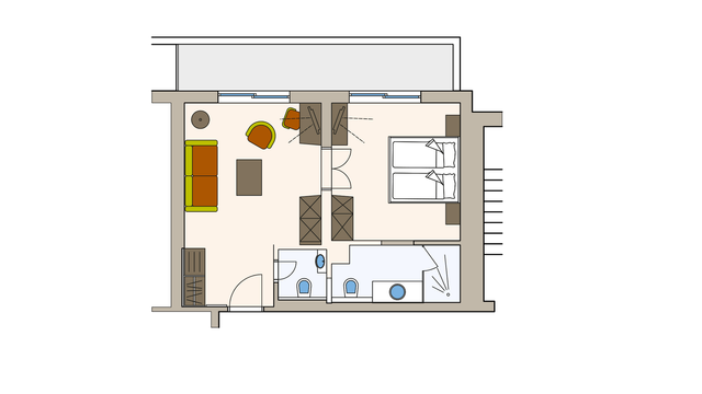 Suite "Arnika" im Quellenhaus