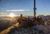 7x6 Sonnenaufgang und Sonnenuntergang küssen die Dolomiten